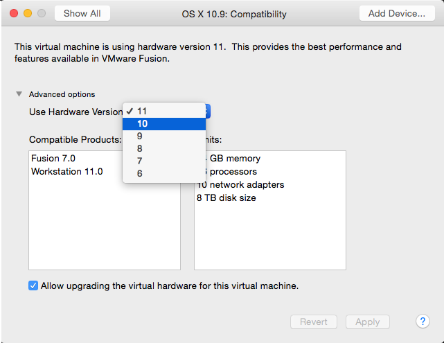 3d acceleration not supported on guest osx vmware
